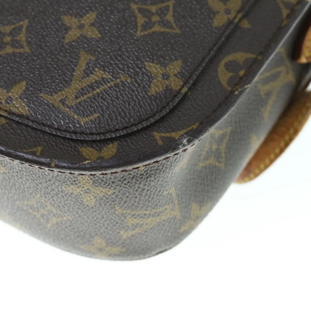 Trendy Inspired Louis Vuitton Monogram Saint Cloud Gm Shoulder Bag M51242 Lv Auth Th4452