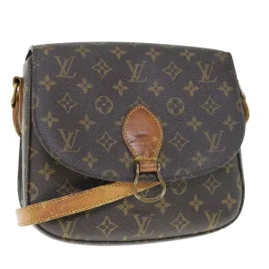 Trendy Inspired Louis Vuitton Monogram Saint Cloud Gm Shoulder Bag M51242 Lv Auth Th4452