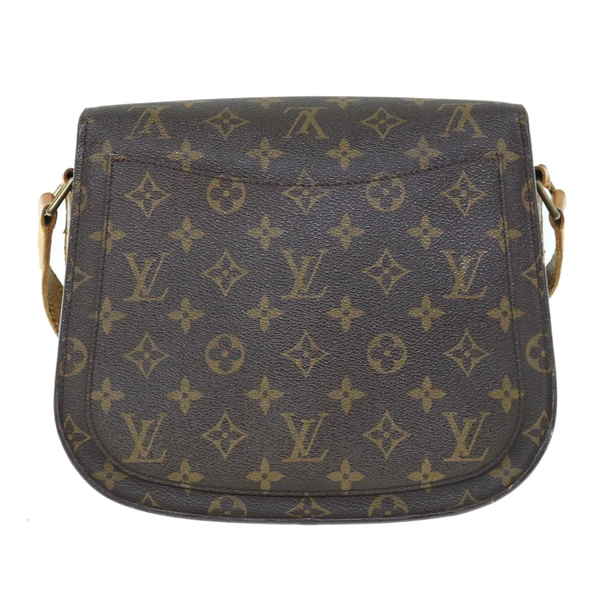 Trendy Inspired Louis Vuitton Monogram Saint Cloud Gm Shoulder Bag M51242 Lv Auth Th4452