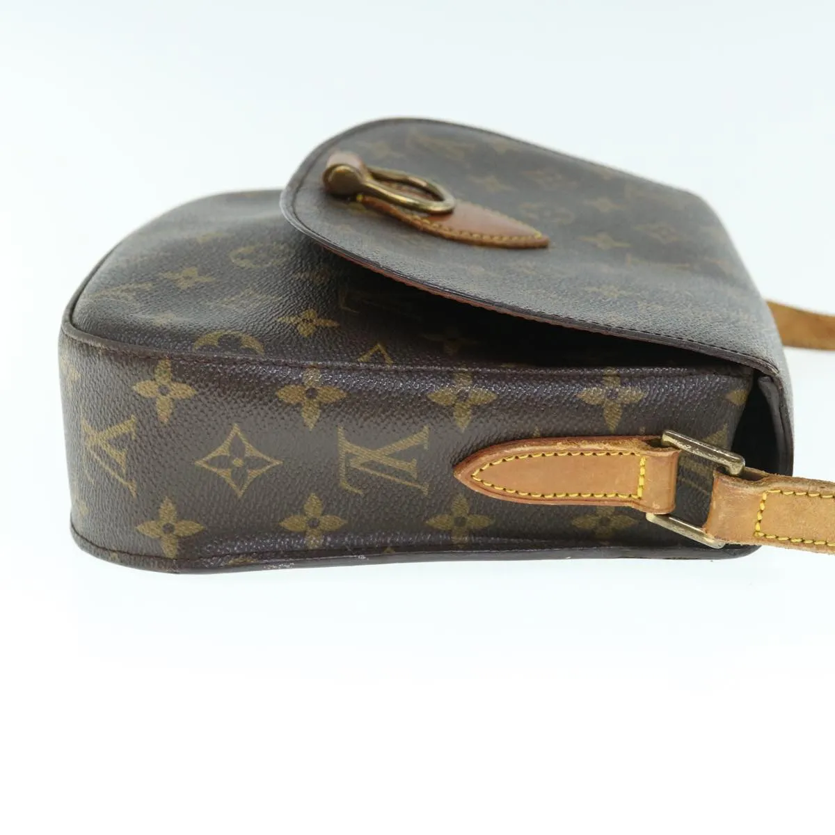Trendy Inspired Louis Vuitton Monogram Saint Cloud Gm Shoulder Bag M51242 Lv Auth Th4452