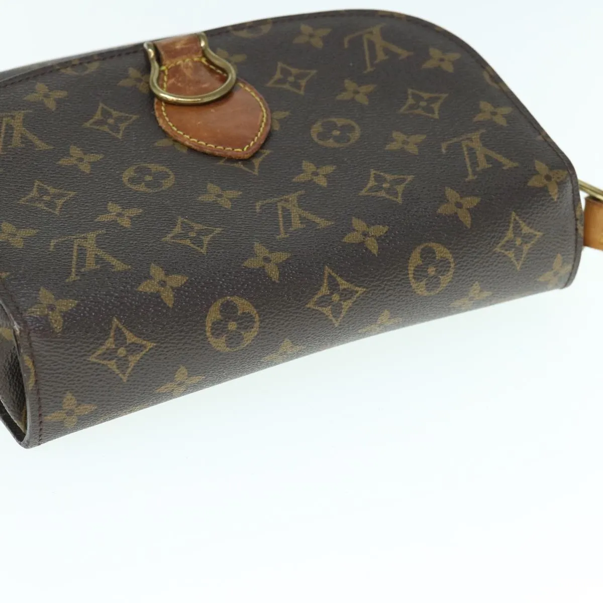 Trendy Inspired Louis Vuitton Monogram Saint Cloud Gm Shoulder Bag M51242 Lv Auth Th4452