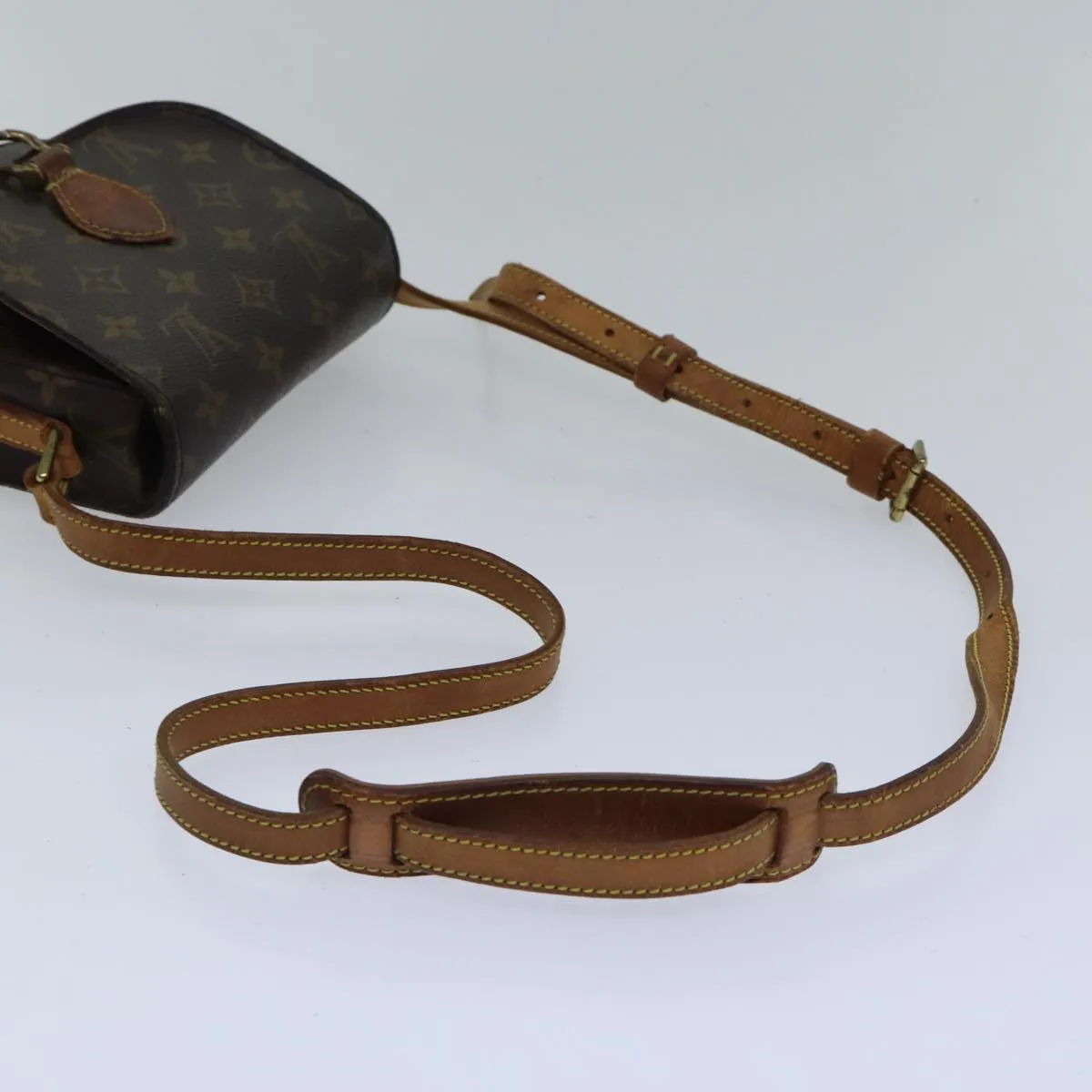 Trendy Inspired Louis Vuitton Monogram Saint Cloud Pm Shoulder Bag M51244 Lv Auth Bs17627