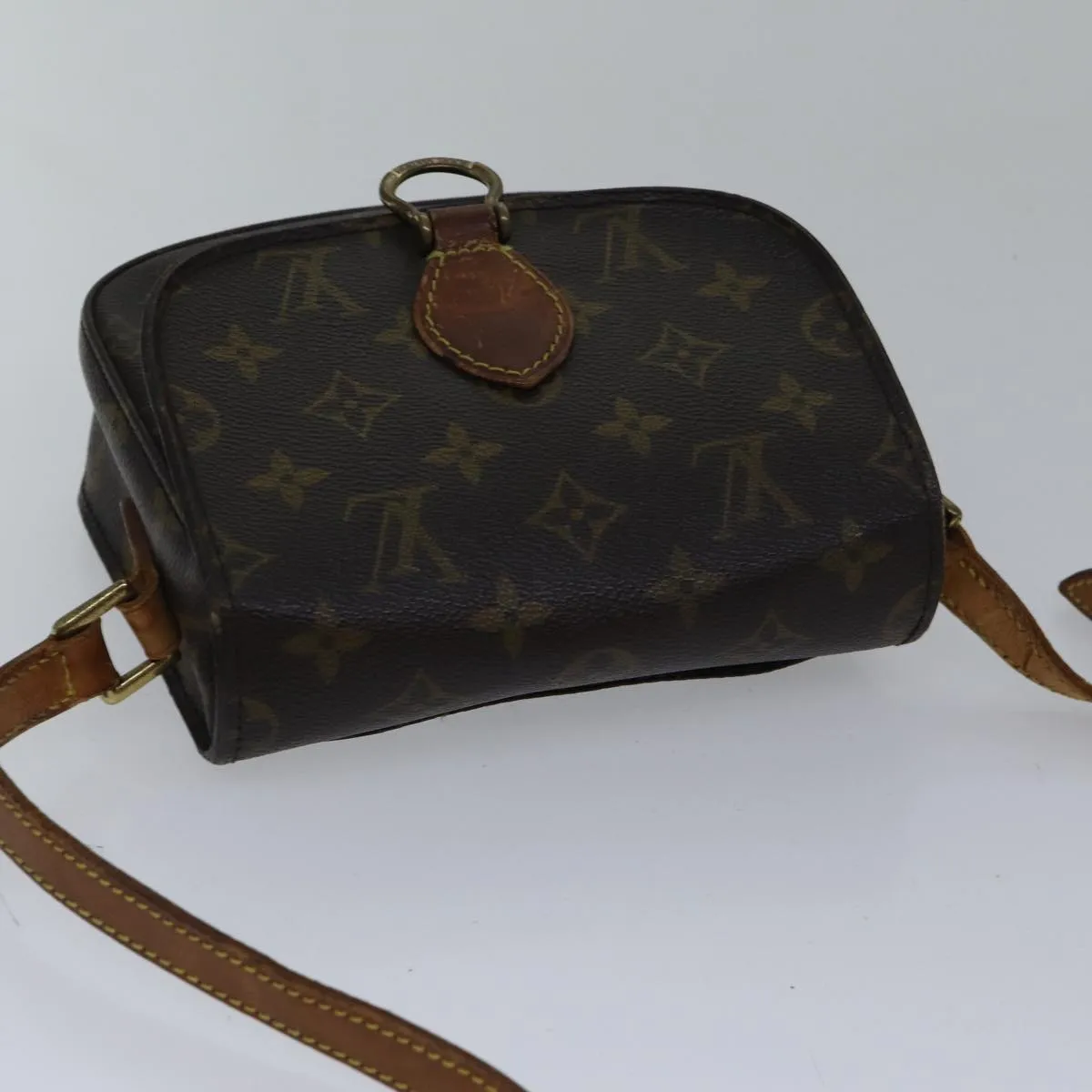 Trendy Inspired Louis Vuitton Monogram Saint Cloud Pm Shoulder Bag M51244 Lv Auth Bs17627