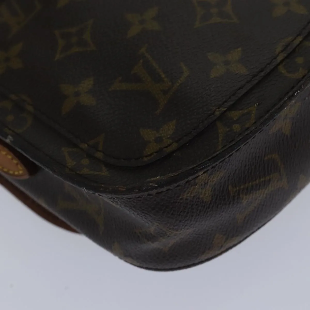 Trendy Inspired Louis Vuitton Monogram Saint Cloud Pm Shoulder Bag M51244 Lv Auth Bs17627