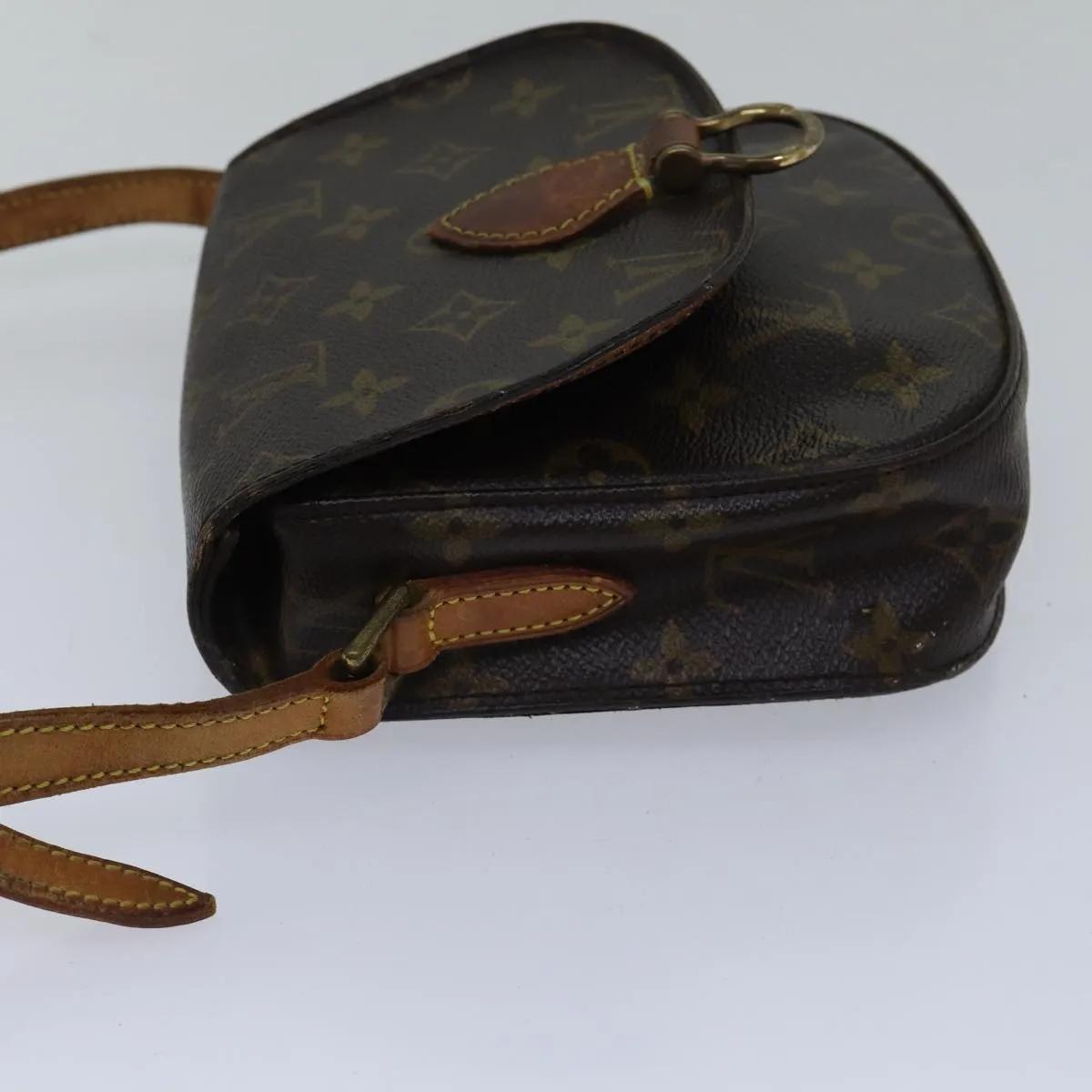 Trendy Inspired Louis Vuitton Monogram Saint Cloud Pm Shoulder Bag M51244 Lv Auth Bs17627