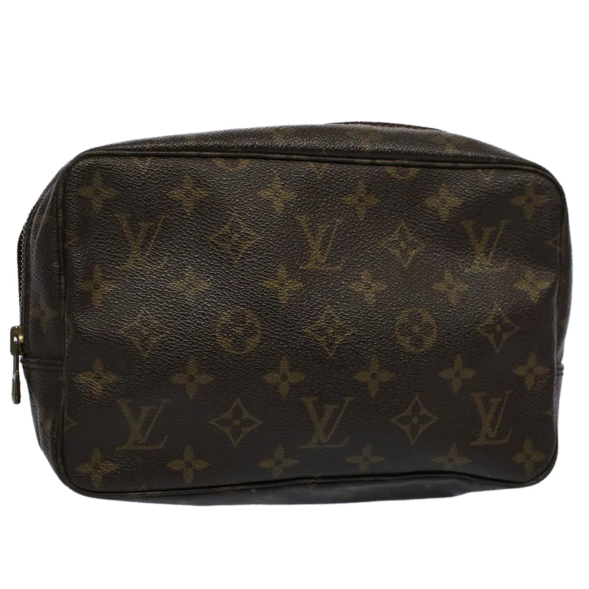 Trendy Inspired Louis Vuitton Monogram Trousse Toilette 23 Clutch Bag M47524 Lv Auth Am5035