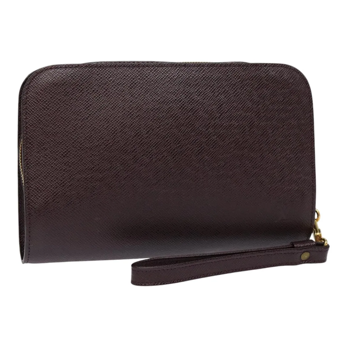 Trendy Inspired Louis Vuitton Taiga Baikal Clutch Bag Acajou M30186 Lv Auth Bs17259