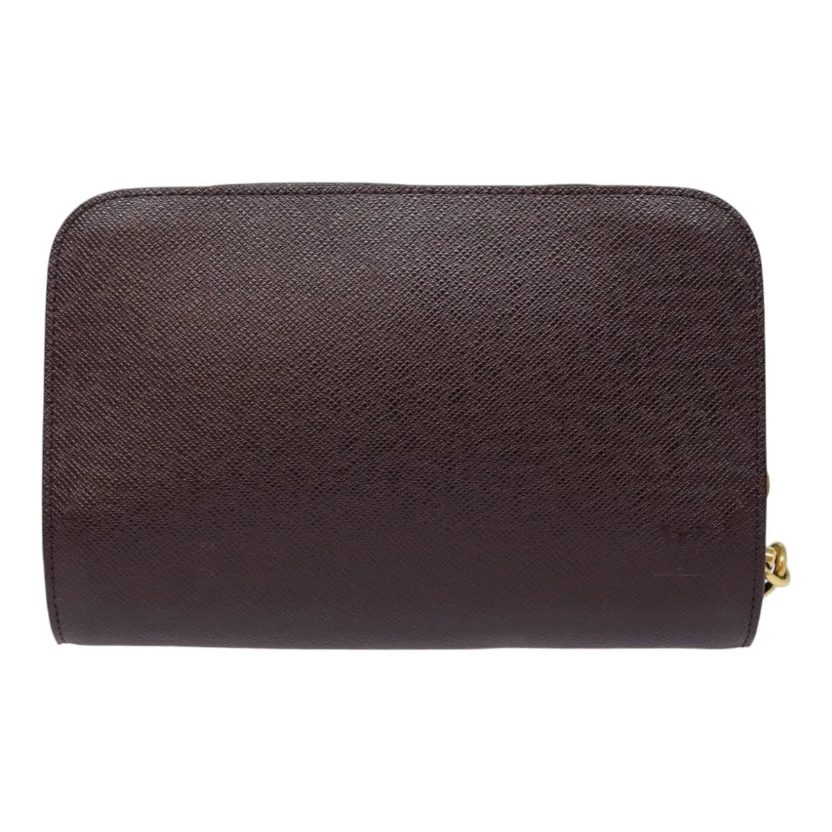Trendy Inspired Louis Vuitton Taiga Baikal Clutch Bag Acajou M30186 Lv Auth Bs17259
