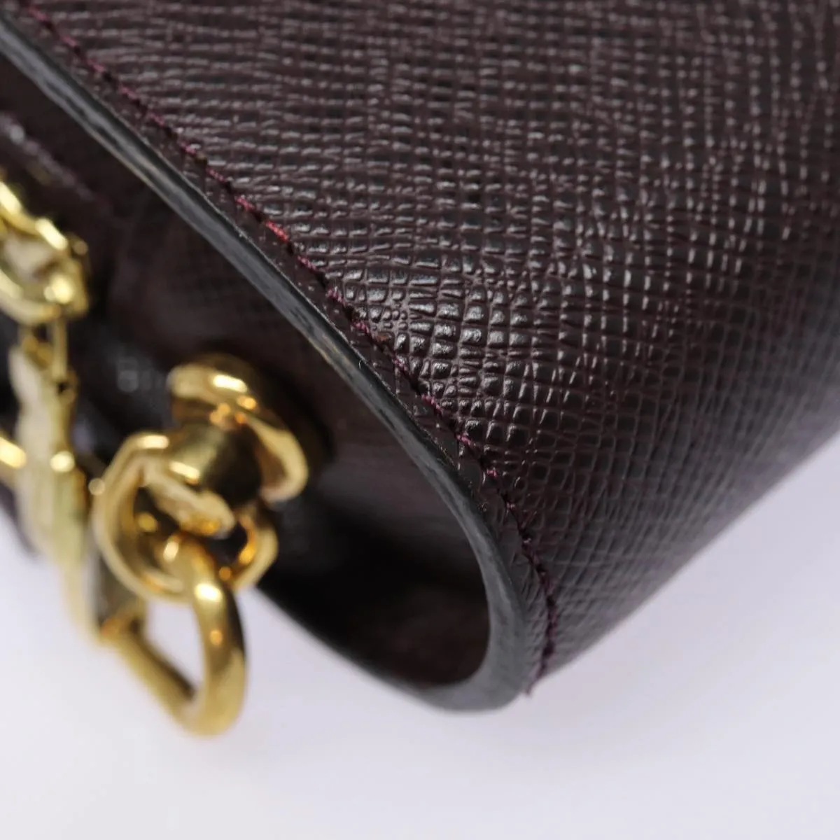 Trendy Inspired Louis Vuitton Taiga Baikal Clutch Bag Acajou M30186 Lv Auth Bs17259