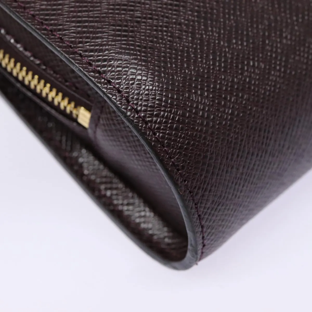 Trendy Inspired Louis Vuitton Taiga Baikal Clutch Bag Acajou M30186 Lv Auth Bs17259