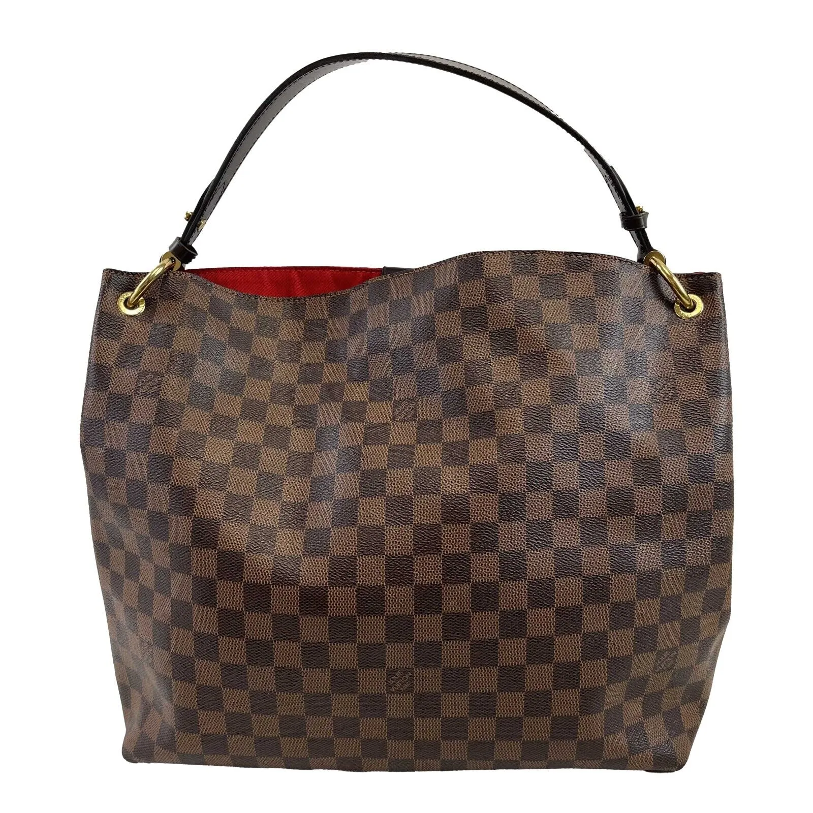 Trendy Inspired Louis Vuitton Very Good Graceful Mm Damier Ebene Brown Handbag