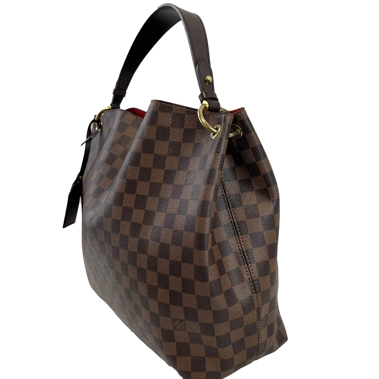 Trendy Inspired Louis Vuitton Very Good Graceful Mm Damier Ebene Brown Handbag