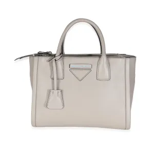 Trendy Inspired Prada Grey Grace Calfskin Lux Concept Tote