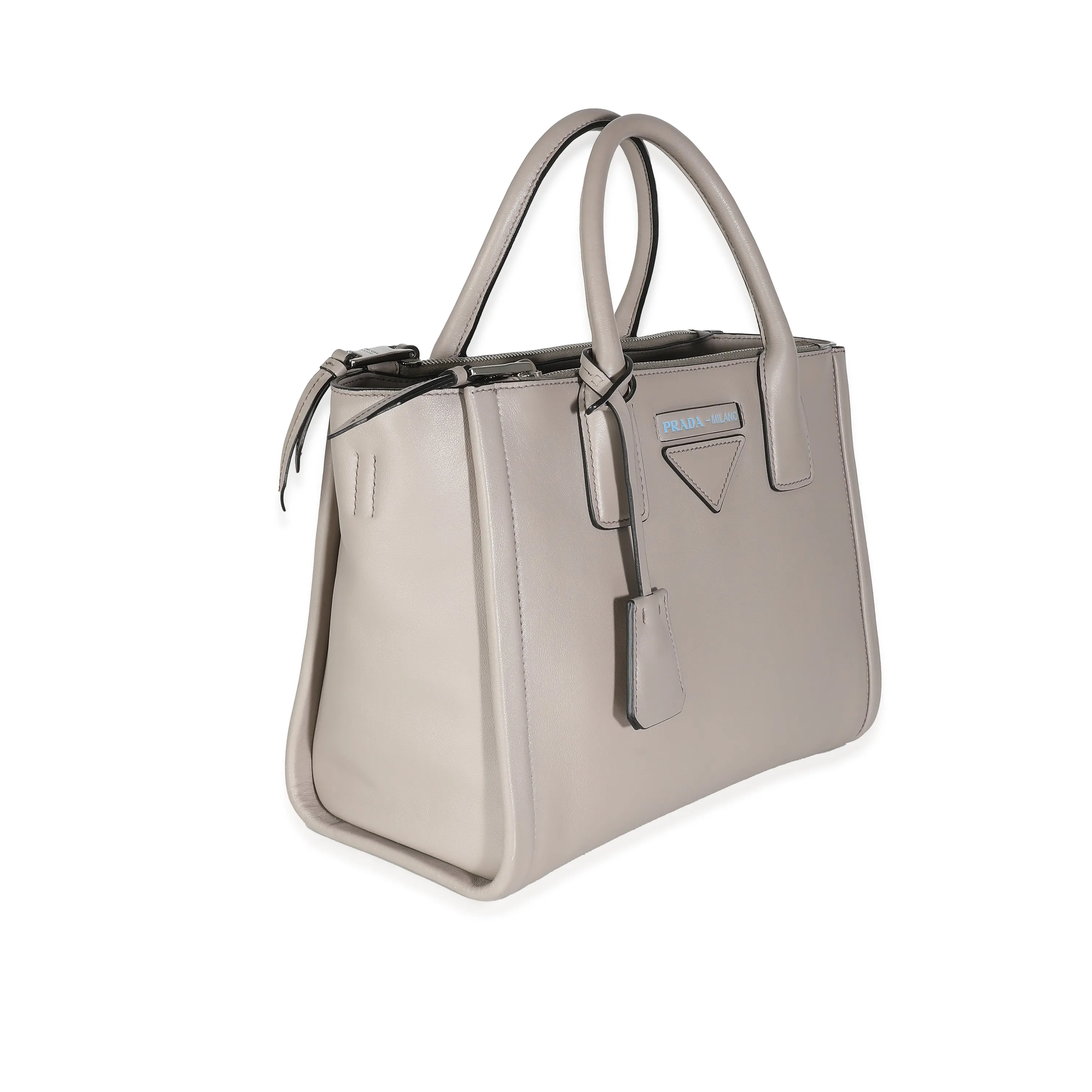 Trendy Inspired Prada Grey Grace Calfskin Lux Concept Tote