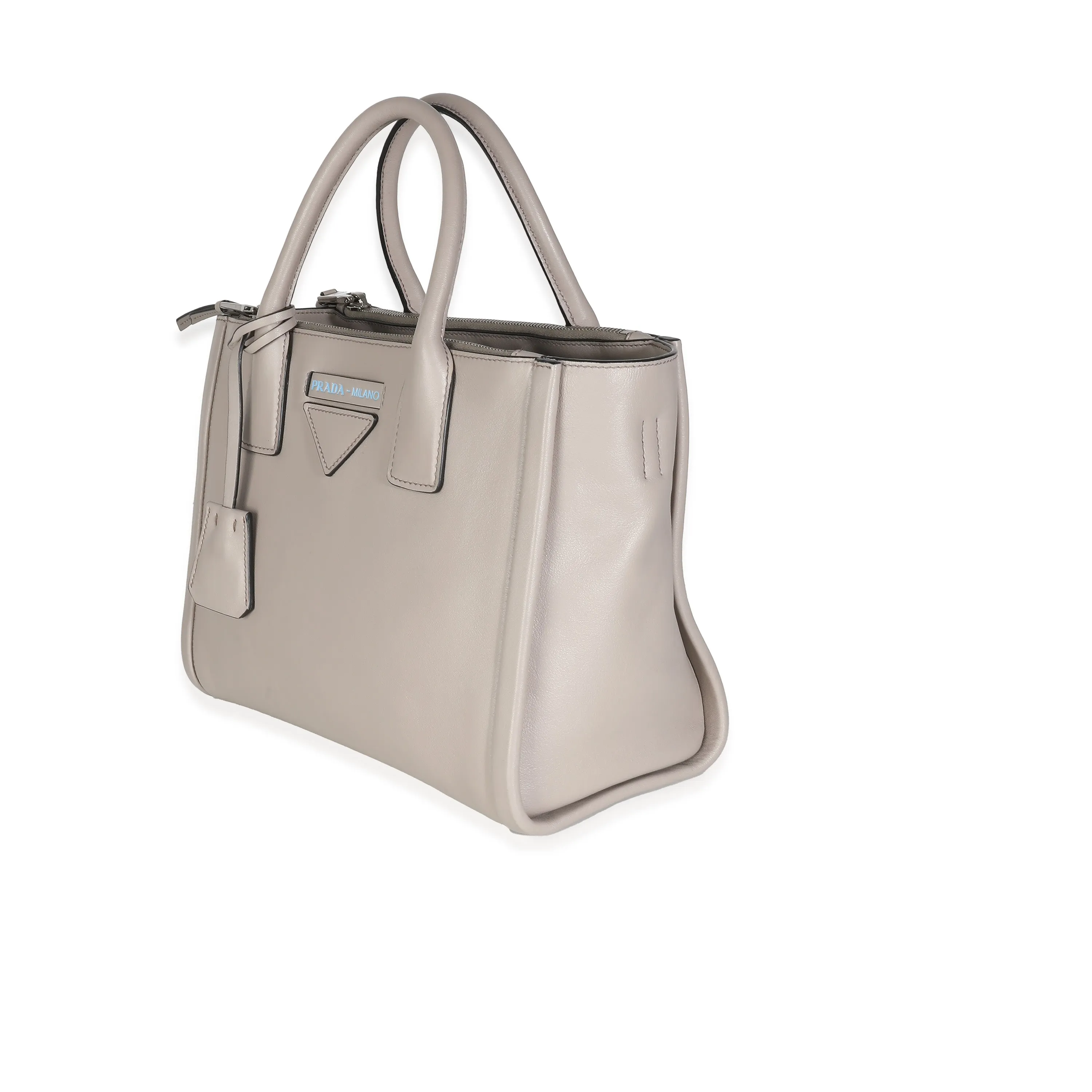 Trendy Inspired Prada Grey Grace Calfskin Lux Concept Tote