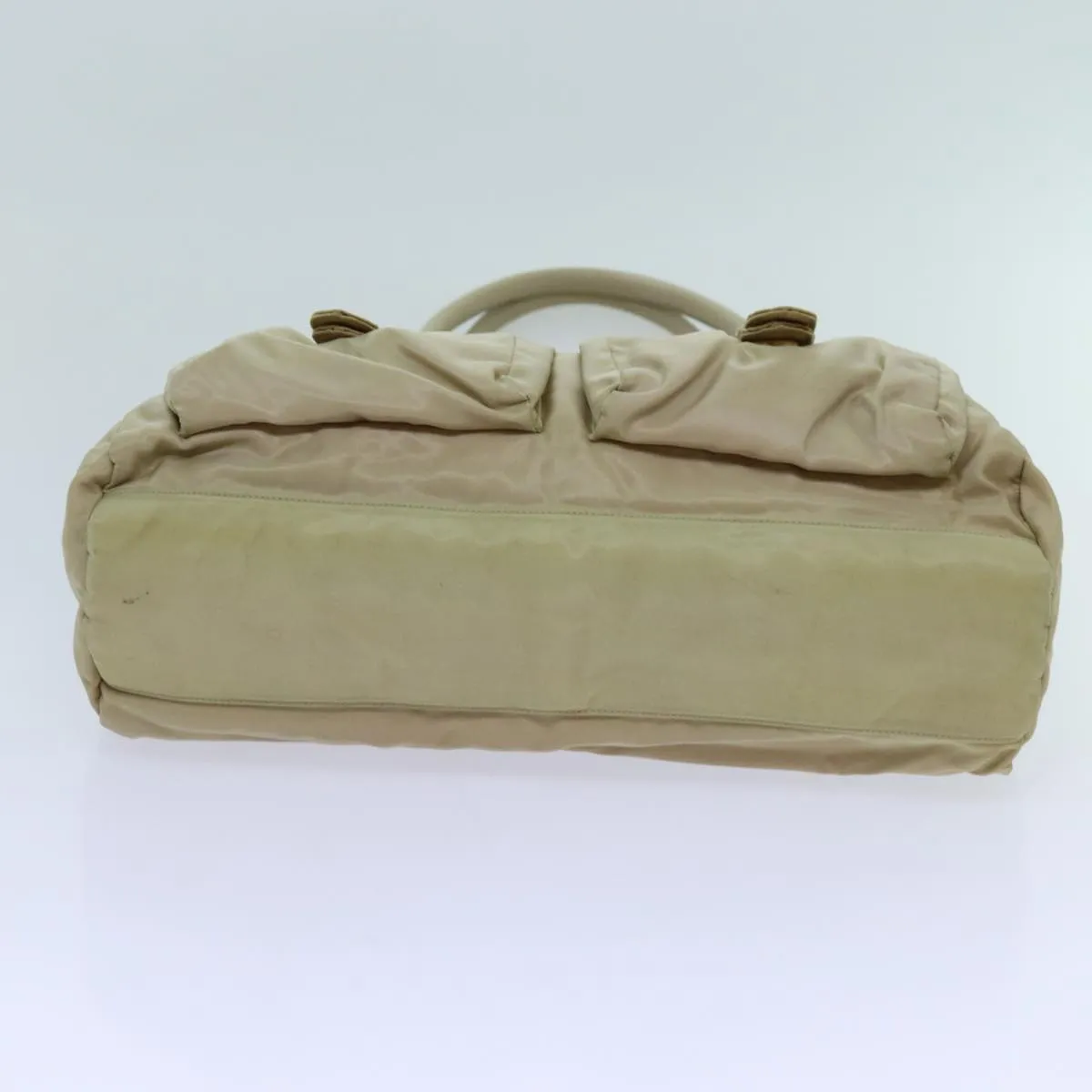 Trendy Inspired Prada Tote Bag Nylon Beige Auth 70212