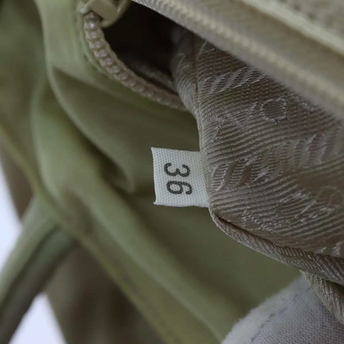Trendy Inspired Prada Tote Bag Nylon Beige Auth 70212