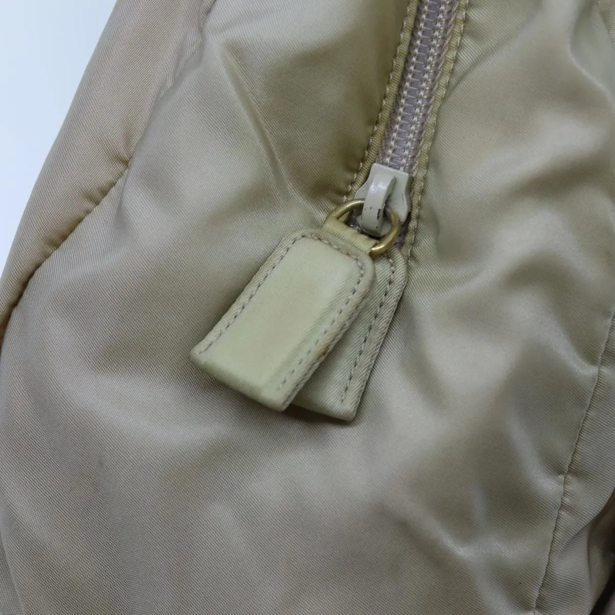 Trendy Inspired Prada Tote Bag Nylon Beige Auth 70212