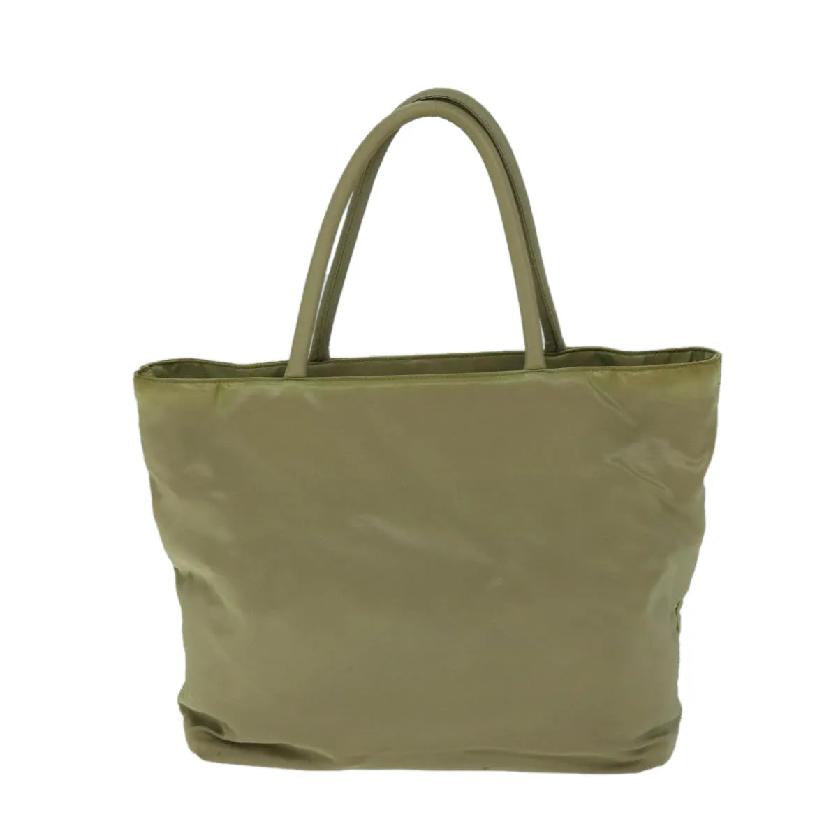 Trendy Inspired Prada Tote Bag Nylon Beige Auth 74472
