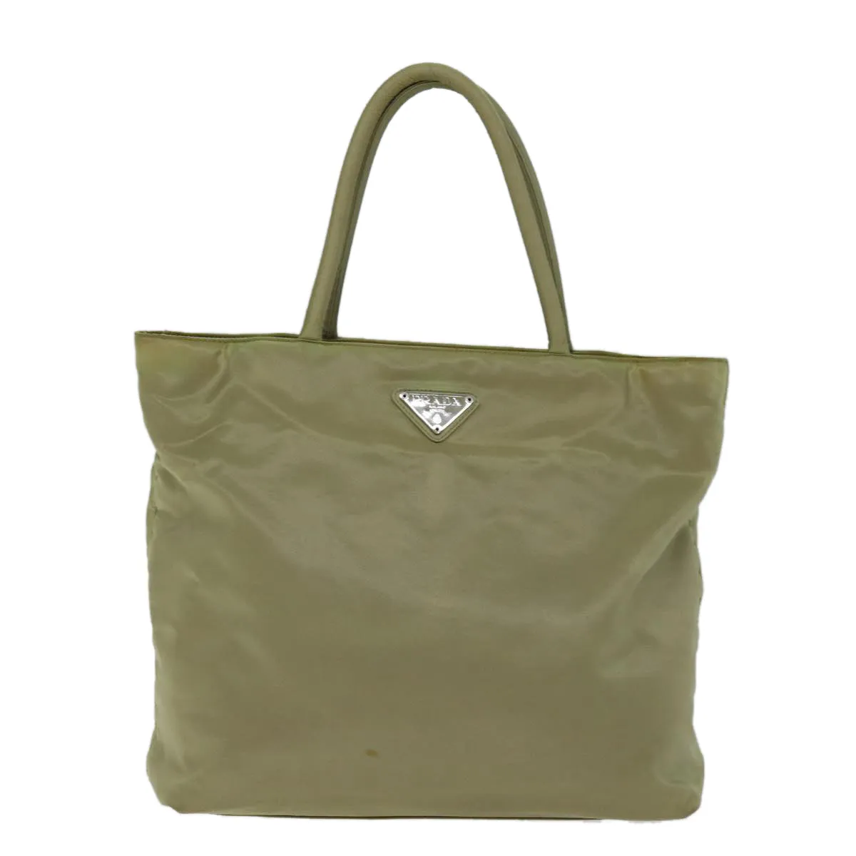 Trendy Inspired Prada Tote Bag Nylon Beige Auth 74472