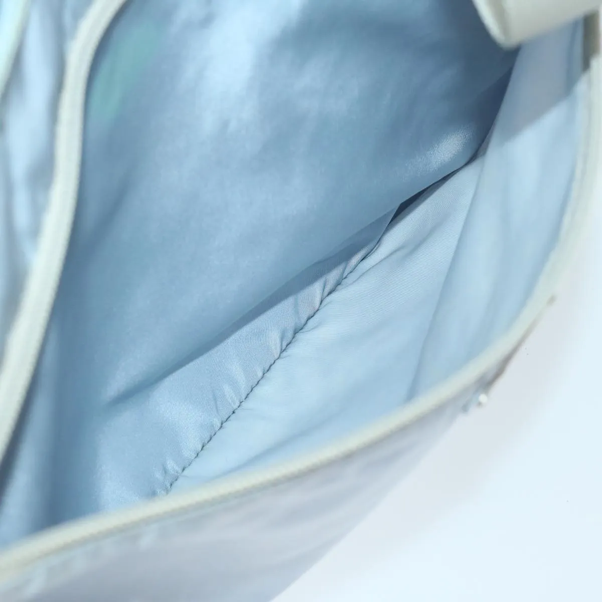 Trendy Inspired Prada Tote Bag Nylon Light Blue Auth 69439