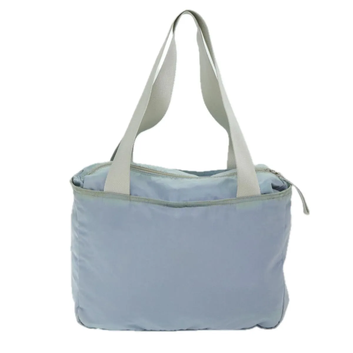 Trendy Inspired Prada Tote Bag Nylon Light Blue Auth 69439