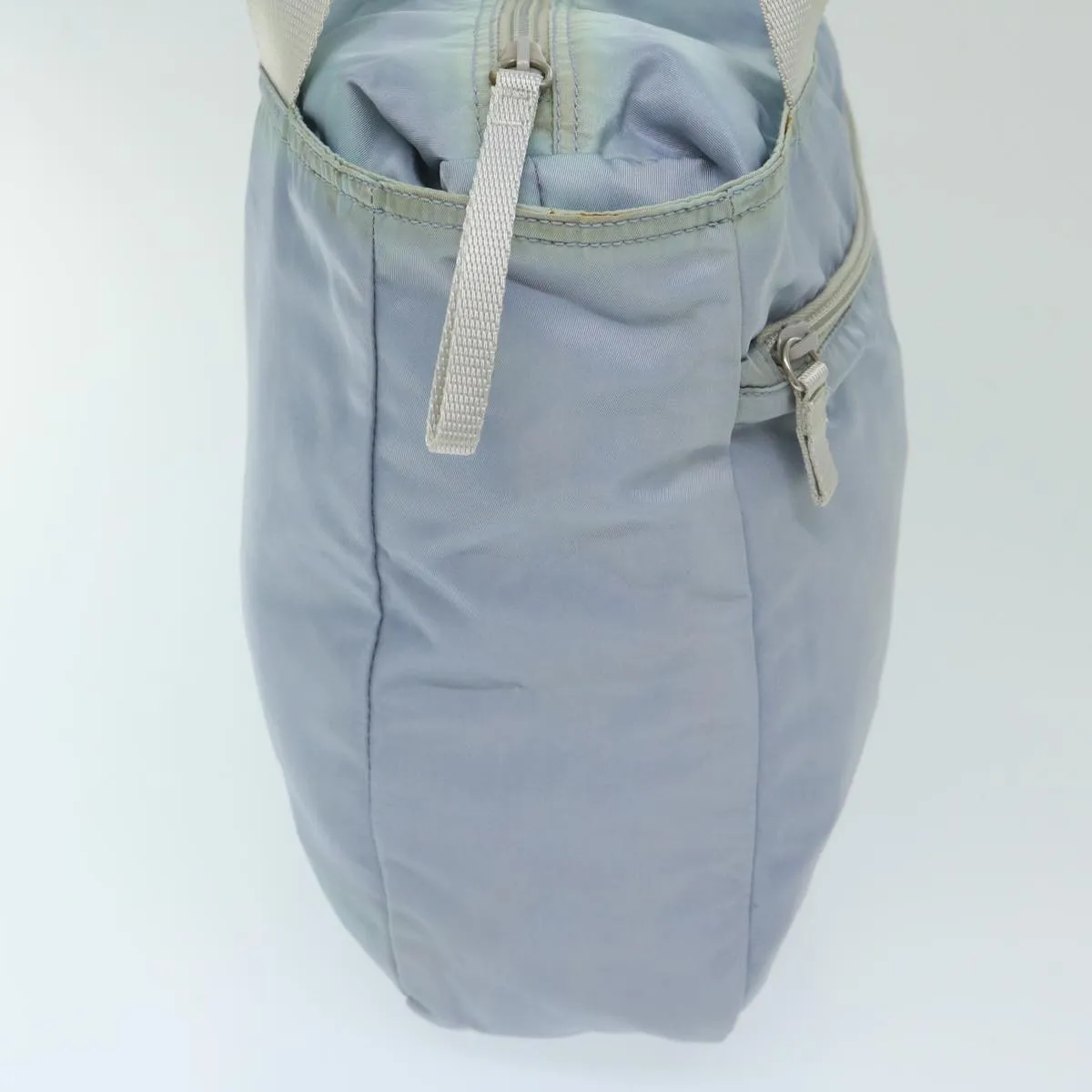 Trendy Inspired Prada Tote Bag Nylon Light Blue Auth 69439