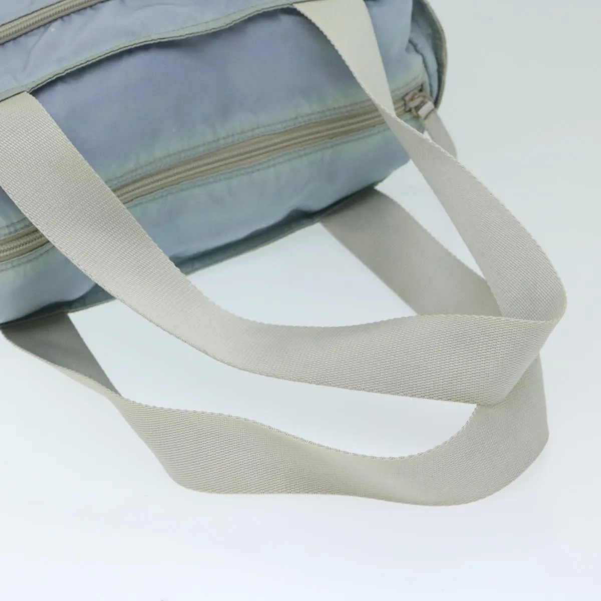 Trendy Inspired Prada Tote Bag Nylon Light Blue Auth 69439