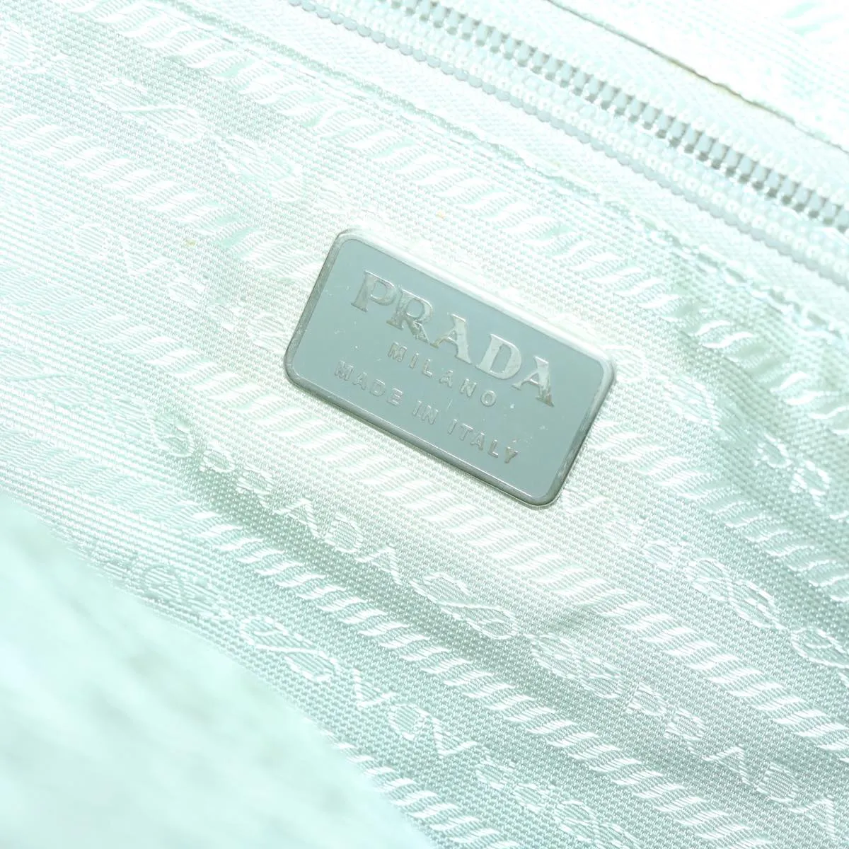 Trendy Inspired Prada Tote Bag Nylon Light Blue Auth 69439