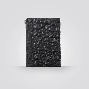 Unique Women Small Leather Wallet Black Leather Card Wallets for Women