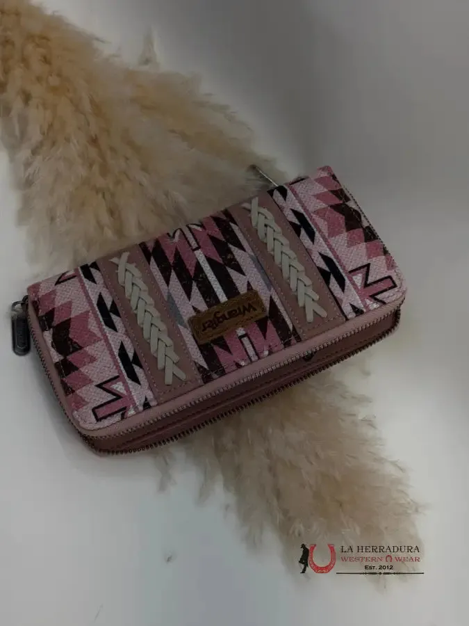 WRANGLER AZTEC PINK WALLET