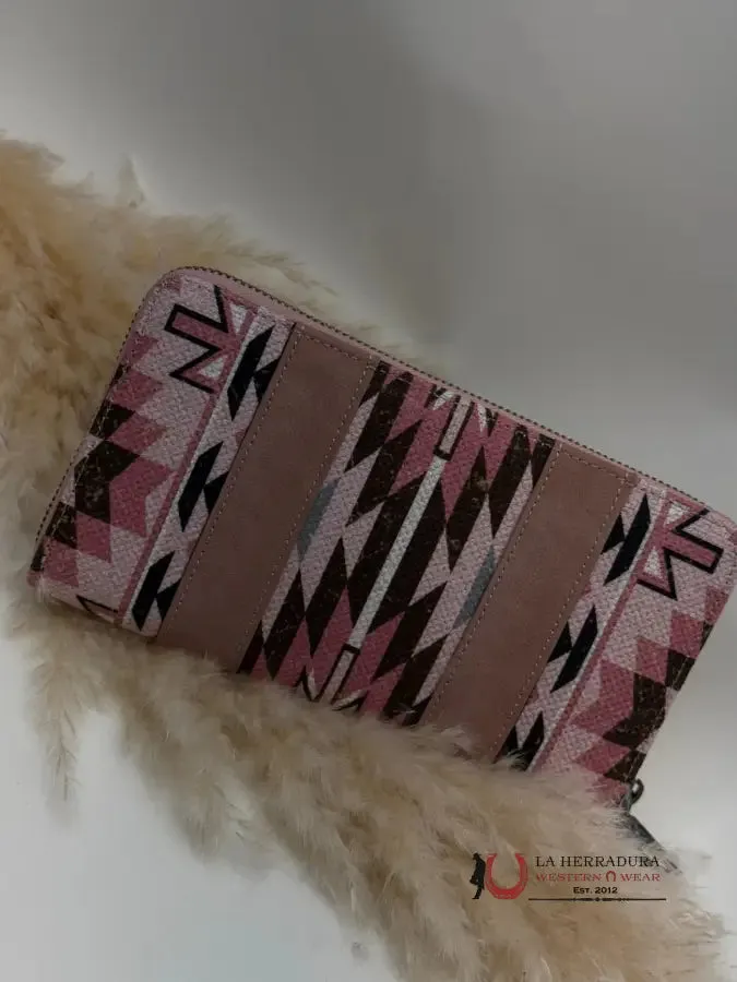 WRANGLER AZTEC PINK WALLET